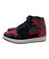 NIKE (ナイキ) Air Jordan 1 High OG ブラック×レッド サイズ:27.5 未使用品：18000円
