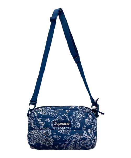 SUPREME（シュプリーム）Supreme (シュプリーム) Puffer Side Bag ブルーの古着・服飾アイテム