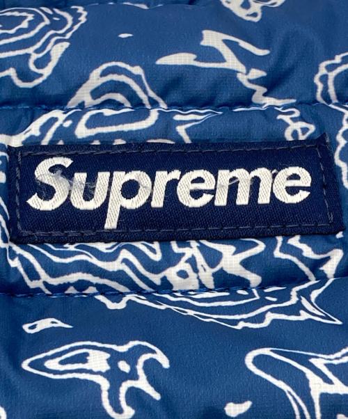 SUPREME（シュプリーム）Supreme (シュプリーム) Puffer Side Bag ブルーの古着・服飾アイテム