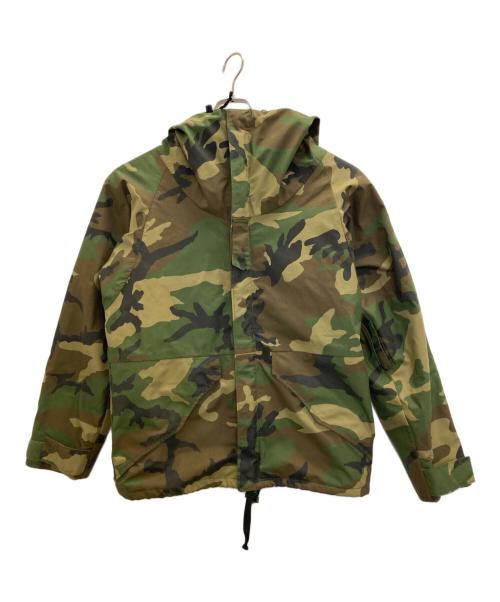 ALPHA INDUSTRIES（アルファインダストリーズ）ALPHA INDUSTRIES (アルファインダストリーズ) ECWCS GEN1 PARKA EXTREAM COLD WEATHER CAMOUFLAGE グリーン サイズ:SMALL SHORTの古着・服飾アイテム