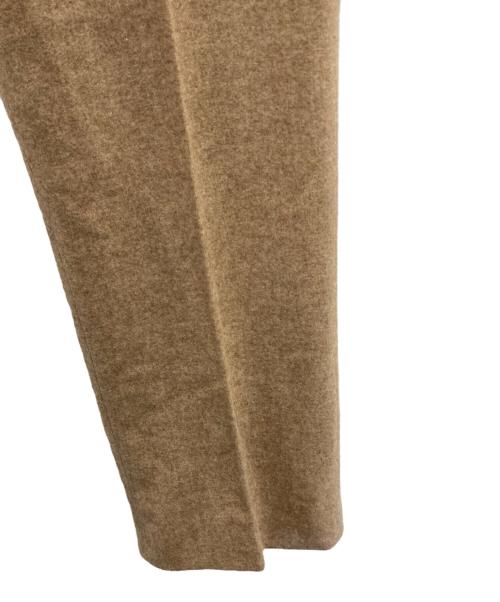 RALPH LAUREN Purple Label（ラルフ ローレン パープル レーベル）RALPH LAUREN PURPLE LABEL (ラルフ ローレン パープル レーベル) ソフトウールトラウザー キャメル サイズ:2の古着・服飾アイテム