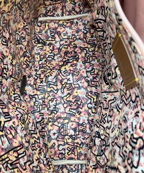COACH（コーチ）COACH (コーチ) キースヘリングコラボトートバッグ アイボリーの古着・服飾アイテム