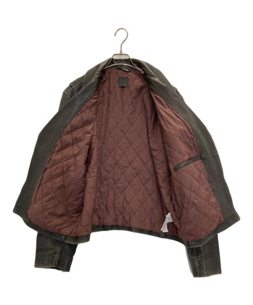 GAP（ギャップ）GAP (ギャップ) ダブルレザーライダースジャケット ブラック サイズ:Ⅼの古着・服飾アイテム