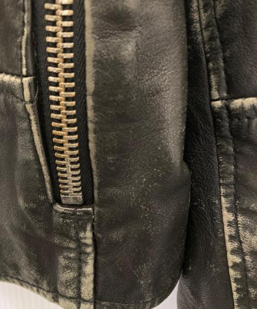 GAP（ギャップ）GAP (ギャップ) ダブルレザーライダースジャケット ブラック サイズ:Ⅼの古着・服飾アイテム