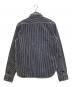 EIGHT G (エイトジー) Long Sleeve Hickory Stripe Work Shirt ホワイト サイズ:Ⅿ：6000円