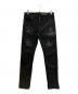 Hysteric Glamour（ヒステリックグラマー）の古着「WICKED STAR pt ストレッチチノスリムパンツ」｜ブラック