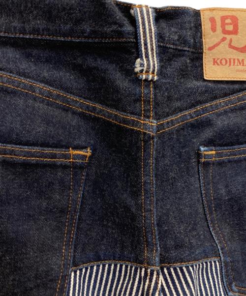 KOJIMA GENES（コジマジーンズ）KOJIMA GENES (コジマジーンズ) モンキー コンボ ペインターパンツ デニム ヒッコリー ジップ インディゴ サイズ:81cm (W32)の古着・服飾アイテム