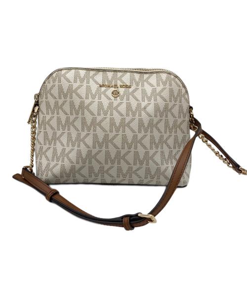 MICHAEL KORS（マイケル・コース）MICHAEL KORS (マイケル・コース) ショルダーバッグ ホワイトの古着・服飾アイテム