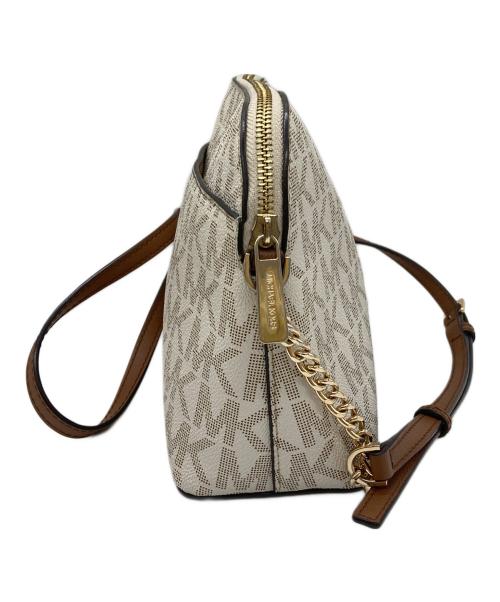 MICHAEL KORS（マイケル・コース）MICHAEL KORS (マイケル・コース) ショルダーバッグ ホワイトの古着・服飾アイテム