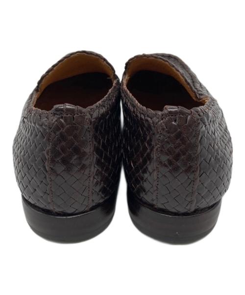 YANKO（ヤンコ）YANKO (ヤンコ) イントレチャートローファー ブラウン サイズ:6　2/1の古着・服飾アイテム