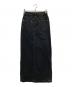 JOHN LAWRENCE SULLIVAN (ジョン ローレンス サリバン) WASHED DENIM ZIPPED LONG SKIRT ブラック サイズ:XS：14000円
