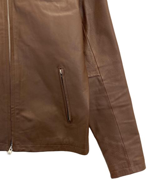 URBAN RESEARCH（アーバンリサーチ）URBAN RESEARCH (アーバンリサーチ) シングルライダースジャケット ブラウン サイズ:40の古着・服飾アイテム