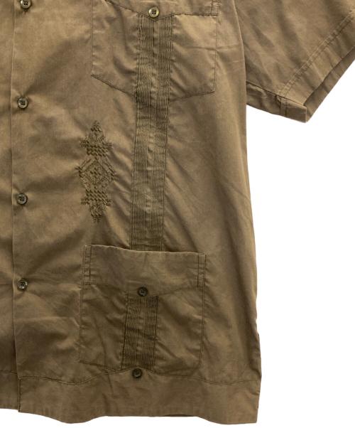 Princeton（プリンストン）Princeton (プリンストン) キューバシャツ オリーブ サイズ:42の古着・服飾アイテム