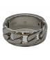 DIESEL (ディーゼル) ロゴリング シルバー サイズ:10：6000円