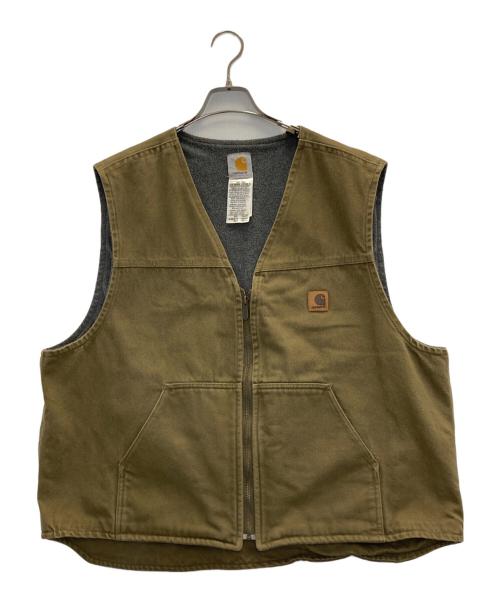 CarHartt（カーハート）CarHartt (カーハート) ダックベスト オリーブ サイズ:2XLの古着・服飾アイテム