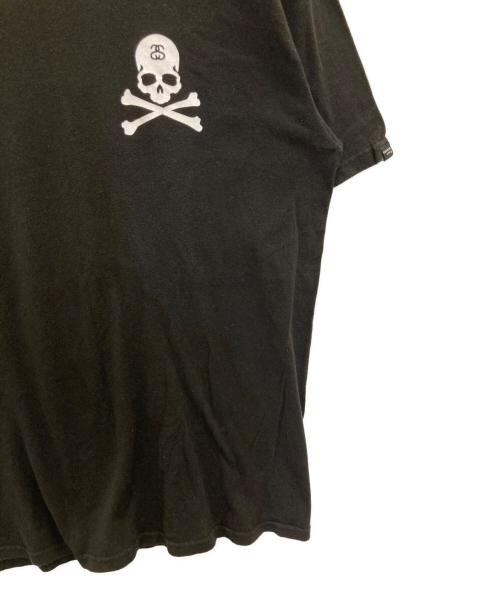 stussy（ステューシー）stussy (ステューシー) Mastermind JAPAN (マスターマインド ジャパン) クロスボーンスカルTee ブラック サイズ:XLの古着・服飾アイテム