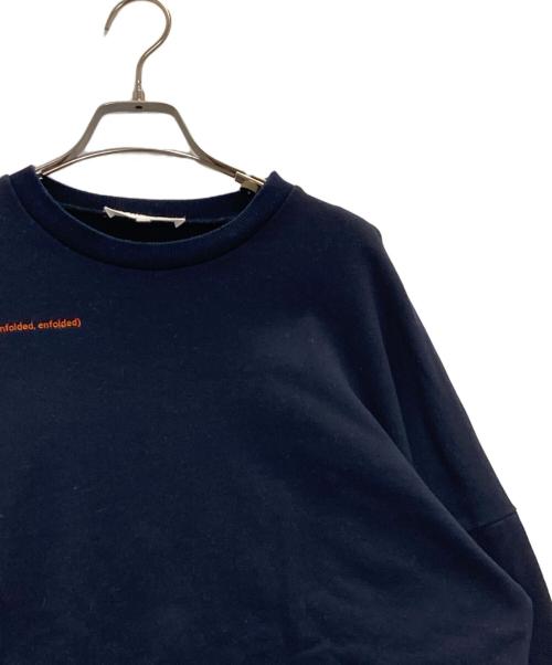 ENFOLD（エンフォルド）ENFOLD (エンフォルド) オーディオスウェット ネイビー サイズ:FREEの古着・服飾アイテム