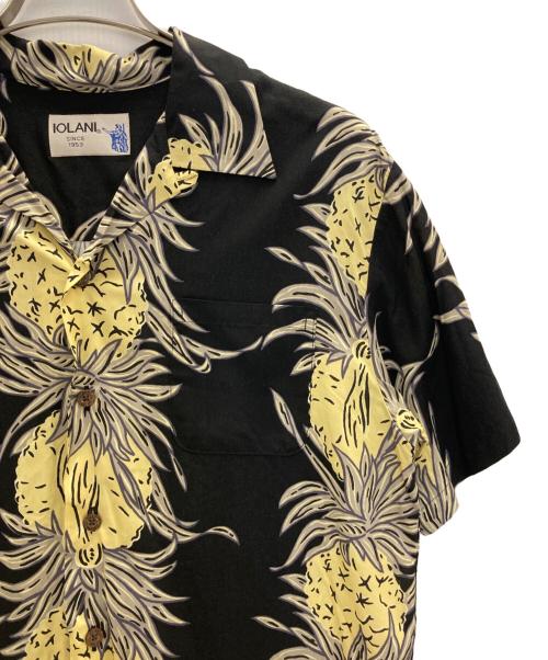 IOLANI（イオラニ）IOLANI (イオラニ) アロハシャツ ブラック サイズ:表記なしの古着・服飾アイテム