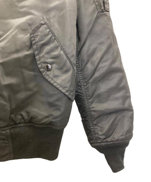 ALPHA（アルファ）ALPHA (アルファ) JOURNAL STANDARD (ジャーナルスタンダード) MA-1ジャケット ブラック サイズ:Mの古着・服飾アイテム