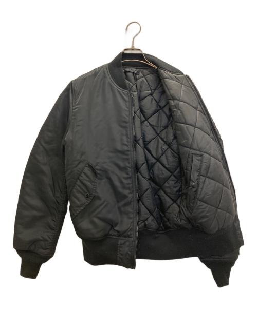 ALPHA（アルファ）ALPHA (アルファ) JOURNAL STANDARD (ジャーナルスタンダード) MA-1ジャケット ブラック サイズ:Mの古着・服飾アイテム