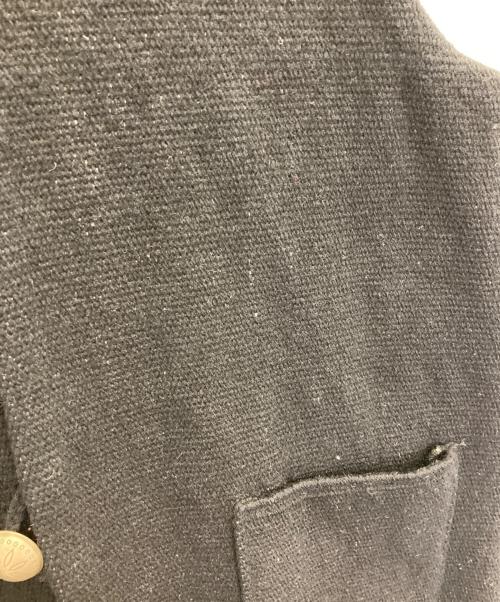TRUJILLO'S（トルフィリオス）TRUJILLO'S (トルフィリオス) ラウンドネック Lower Front Pockets チマヨ ラグ ベスト ブラック サイズ:Ⅿの古着・服飾アイテム