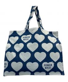 HUMAN MADE（ヒューマンメイド）の古着「HEART DENIM TOTE」｜ブルー