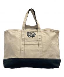 HUMAN MADE（ヒューマンメイド）の古着「Heavy Canvas Tote Large」｜アイボリー