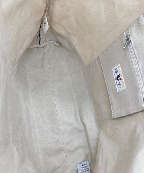 HUMAN MADE（ヒューマンメイド）HUMAN MADE (ヒューマンメイド) Heavy Canvas Tote Large アイボリーの古着・服飾アイテム