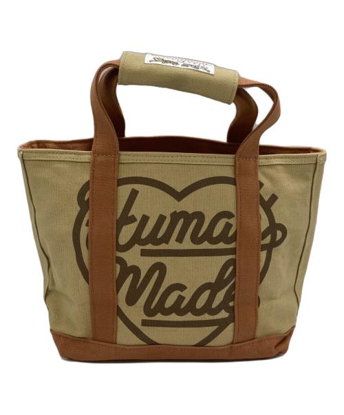 HUMAN MADE（ヒューマンメイド）HUMAN MADE (ヒューマンメイド) カラー トートバック スモール ブラウンの古着・服飾アイテム