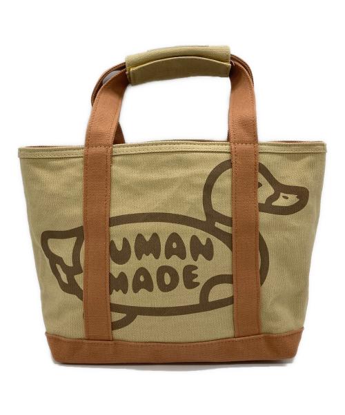 HUMAN MADE（ヒューマンメイド）HUMAN MADE (ヒューマンメイド) カラー トートバック スモール ブラウンの古着・服飾アイテム