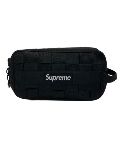 SUPREME（シュプリーム）Supreme (シュプリーム) Woven utility bag ブラックの古着・服飾アイテム