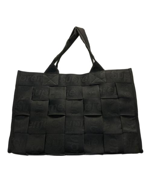 SUPREME（シュプリーム）Supreme (シュプリーム) Woven Large Tote ブラック 未使用品の古着・服飾アイテム