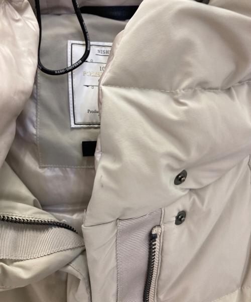 NISHIKAWA（ニシカワ）NISHIKAWA (ニシカワ) nano・universe (ナノ・ユニバース) ダウンコート ベージュ サイズ:36の古着・服飾アイテム