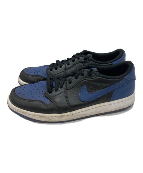 NIKE（ナイキ）NIKE (ナイキ) Air Jordan 1 Low OG ブラック×ブルー サイズ:27の古着・服飾アイテム