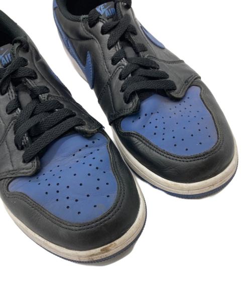 NIKE（ナイキ）NIKE (ナイキ) Air Jordan 1 Low OG ブラック×ブルー サイズ:27の古着・服飾アイテム