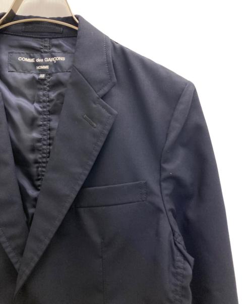 COMME des GARCONS HOMME（コムデギャルソン オム）COMME des GARCONS HOMME (コムデギャルソン オム) ウールトロジャケット ネイビー サイズ:XSの古着・服飾アイテム