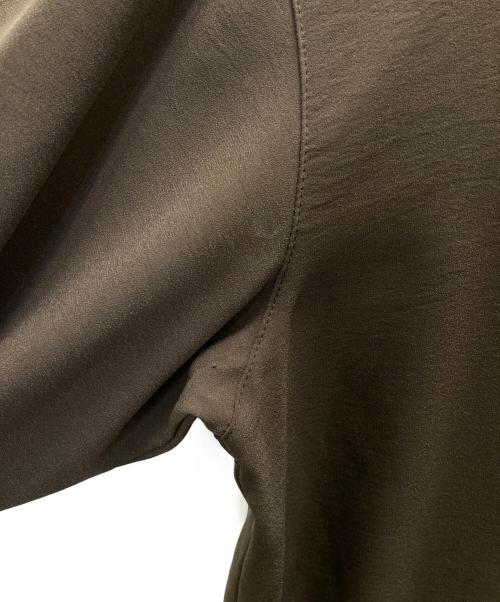 RIVE DROITE（リヴドロワ）RIVE DROITE (リヴドロワ) ジョーゼットポケットブラウス ブラウン サイズ:FREEの古着・服飾アイテム