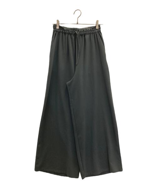 BEARDSLEY（ビアズリー）BEARDSLEY (ビアズリー) ストレッチジョーゼットパンツ グリーン サイズ:1の古着・服飾アイテム