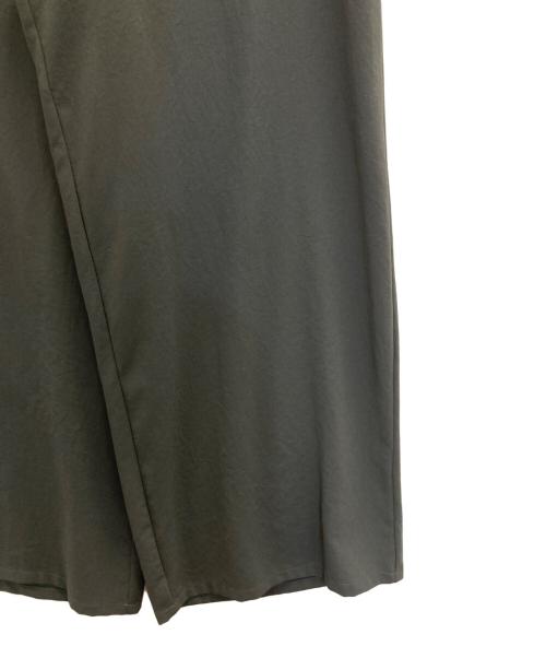 BEARDSLEY（ビアズリー）BEARDSLEY (ビアズリー) ストレッチジョーゼットパンツ グリーン サイズ:1の古着・服飾アイテム