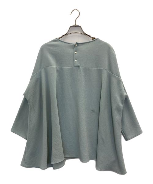 BEARDSLEY（ビアズリー）BEARDSLEY (ビアズリー) フレアーブラウス グリーン サイズ:FREEの古着・服飾アイテム