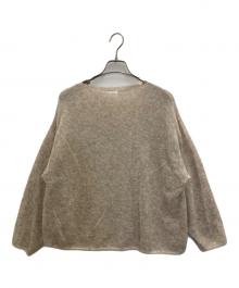 KAGURE（カグレ）の古着「モヘヤプルオーバーニット」｜ベージュ