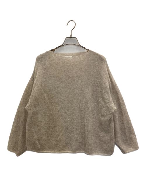 KAGURE（カグレ）kagure (カグレ) モヘヤプルオーバーニット ベージュ サイズ:SIZE Freeの古着・服飾アイテム