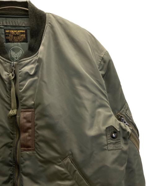 BUZZ RICKSON'S（バズリクソンズ）Buzz Rickson's (バズリクソンズ) TYPE MA-1 “LION UNIFORM INC.” オリーブ サイズ:Ⅼの古着・服飾アイテム