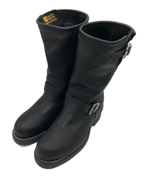 CHIPPEWA（チペワ）CHIPPEWA (チペワ) 11inch ORIGINAL STEEL TOE ENGINEER BOOTS ブラック サイズ:7 Eの古着・服飾アイテム