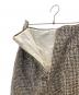 中古・古着 HER LIP TO (ハーリップトゥ) Hemingway Check Tweed Long Skirt ブラウン サイズ:Ⅿ：4000円