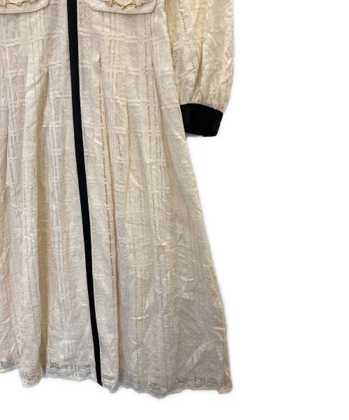 HER LIP TO（ハーリップトゥ）Her lip to (ハーリップトゥ) Nottingham Lace Long Dress ホワイト サイズ:Ｍの古着・服飾アイテム