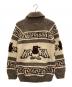 KANATA (カナタ) cowichan knit jacket（カウチンニットジャケット） ブラウン サイズ:記載なし：9000円