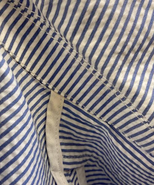 LACOSTE（ラコステ）LACOSTE (ラコステ) シアサッカーテーラードジャケット ブルー サイズ:48の古着・服飾アイテム