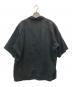 STILL BY HAND (スティルバイハンド) オープンカラー リネンシャツ ブラック サイズ:SIZE 48：7000円