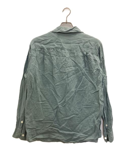 ENCOMING（インカミング）ENCOMING (インカミング) Open Collar Shirt ブルー サイズ:Ｍの古着・服飾アイテム